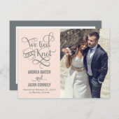 Ankündigung einer wertvollen Nichthochzeit - Light (Vorne/Hinten)