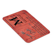 Ankündigung einer Wiedersehen-Save the Date Vorlag Magnet (Rechte Seite)