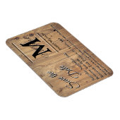 Ankündigung einer Wiedersehen-Save the Date Vorlag Magnet (Rechte Seite)