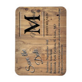 Ankündigung einer Wiedersehen-Save the Date Vorlag Magnet (Vertikal)