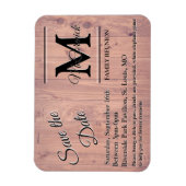 Ankündigung einer Wiedersehen-Save the Date Vorlag Magnet (Vertikal)