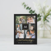 Ankündigung einer zeitgemäßen, bearbeitbaren Farbh Postkarte (Stehend Vorderseite)