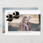 Ankündigung einer zweijährigen Panorama Graduation (Vorne/Hinten)