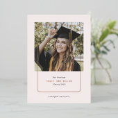 Ankündigung eines Abschlusses der Rose Blush (Stehend vorne)