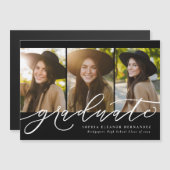 Ankündigung eines Abschlusses mit modernen Drehbüc (Vorne/Hinten)