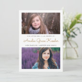 Ankündigung eines benutzerdefinierten Abschlusses (Stehend Vorderseite)