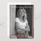 Ankündigung eines doppelten Gerahmten Abschlusses (Vorne/Hinten)