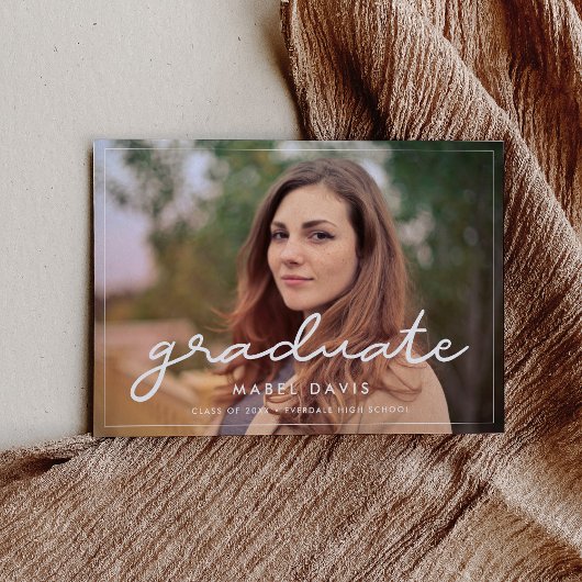 Ankündigung eines einfachen Foto-Abschlusses