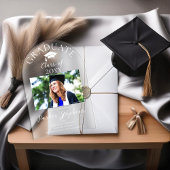 Ankündigung eines eleganten Foto Graduate Abschlus