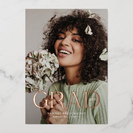 Ankündigung eines eleganten GRAD-Abschlusses