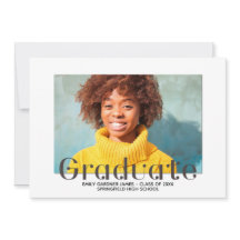 Ankündigung eines eleganten Graduate Lettering Fot