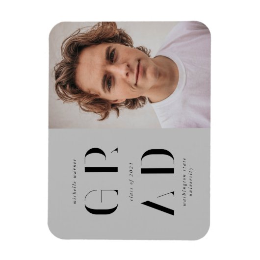 Ankündigung eines eleganten modernen Drehbuchschre Magnet (Vertikal)