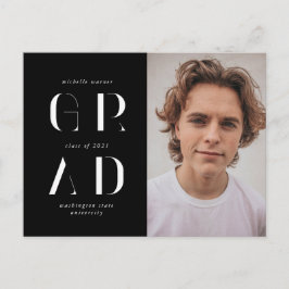 Ankündigung eines eleganten modernen Drehbuchschre Postkarte