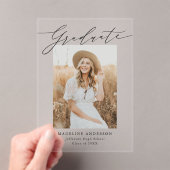 Ankündigung eines eleganten Script-Akryllischen Ab (Insitu (Handheld))