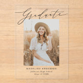 Ankündigung eines eleganten Script-Akryllischen Ab (Vorderseite)