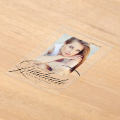 Ankündigung eines eleganten Script-Akryllischen Ab (Ablage )