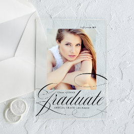 Ankündigung eines eleganten Script-Akryllischen Ab