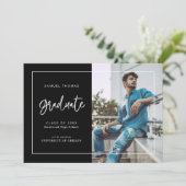 Ankündigung eines handgeschriebenen Skript-Abschlu (Stehend Vorderseite)