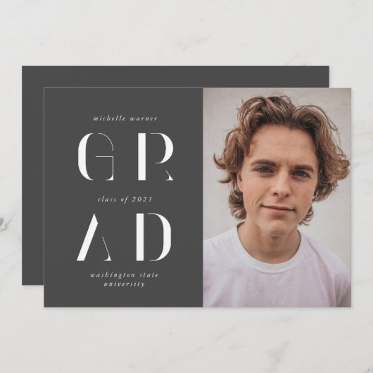 Ankündigung eines hochmodernen Drehbuchabschlusses (Vorne/Hinten)