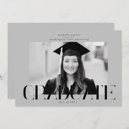 Ankündigung eines hochmodernen Drehbuchabschlusses (Vorne/Hinten)