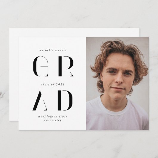 Ankündigung eines hochmodernen Drehbuchabschlusses (Vorne/Hinten)