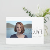 Ankündigung eines Hochschulabsolventen 2023 in ein (Stehend Vorderseite)