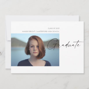 Ankündigung eines Hochschulabsolventen 2023 in ein