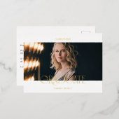 Ankündigung eines Hochschulabsolventen 2023 in ein (Vorderseite/Rückseite)