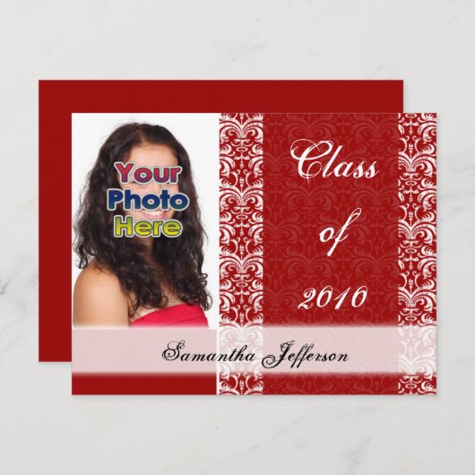 Ankündigung eines Jahres mit rot-weißem Spitzen-Ab (Vorne/Hinten)