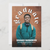 Ankündigung eines klassischen Abschlusses und Part (Vorderseite)