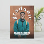 Ankündigung eines klassischen Abschlusses und Part (Stehend Vorderseite)