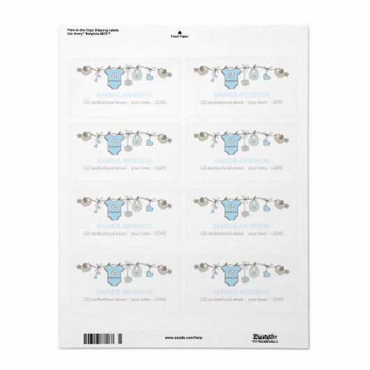 Ankündigung eines kleinen Babys (Vorne)