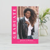 Ankündigung eines kühlen Graduate Modern Foto (Stehend Vorderseite)