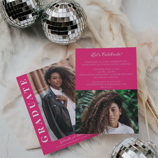 Ankündigung eines kühlen Graduate Modern Foto