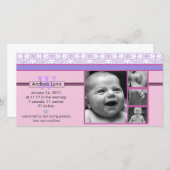 Ankündigung eines lila Bandanmusters (Vorne/Hinten)