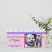 Ankündigung eines lila Bandanmusters (Stehend Vorderseite)