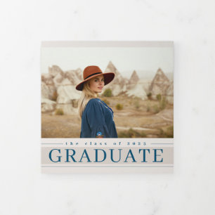 Ankündigung eines linearen Graduate-Multi-Foto-Tri