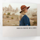 Ankündigung eines linearen Graduate-Multi-Foto-Tri (Innen Erste Seite)