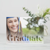 Ankündigung eines Mattierten Fotos mit minimalem G (Stehend Vorderseite)