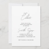 Ankündigung eines medizinischen Abschlusses (Rückseite)