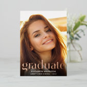 Ankündigung eines modernen Foto Abschluss Foil (Stehend vorne)