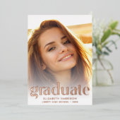 Ankündigung eines modernen Foto Abschluss Foil (Stehend vorne)