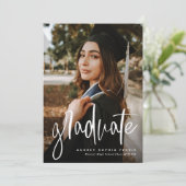 Ankündigung eines modernen Foto-Abschlusses (Stehend Vorderseite)