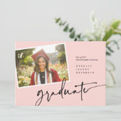 Ankündigung eines modernen Foto Graduate Snapshot (Stehend Vorderseite)