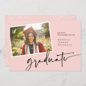 Ankündigung eines modernen Foto Graduate Snapshot (Vorne/Hinten)