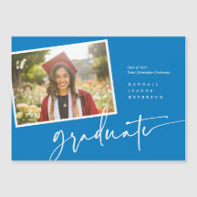 Ankündigung eines modernen Foto Graduate Snapshot