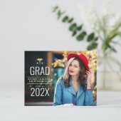 Ankündigung eines modernen Fotos Postkarte (Stehend Vorderseite)