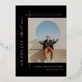 Ankündigung eines modernen Graduate Foto Foil (Vorderseite)