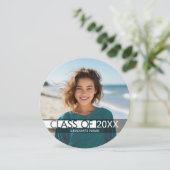 Ankündigung eines modernen Graduate Foto und Party (Stehend Vorderseite)