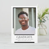 Ankündigung eines modernen Lines Graduate Foto (Stehend Vorderseite)